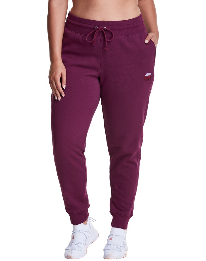 Jogger Champion Mujer - Plus Reverse Weave Ombre Chenille Logo ( Moradas Oscuro ) 2796015-ZP